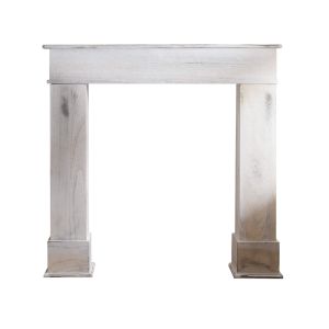 Revestimiento decorativo de chimenea asperula blanco 99x104x21 cm