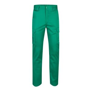 Pantalon de trabajo stretch velilla color verde 64