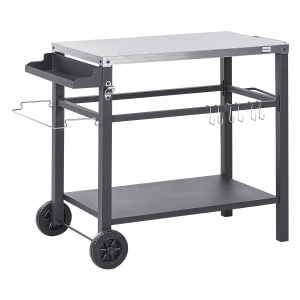 Carrito de cocina de metal negro spiazzi