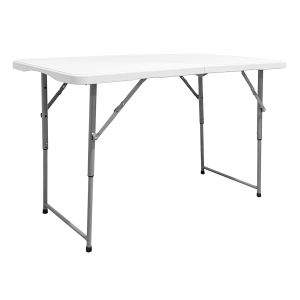Mesa plegable Solid 120x60x48/61/74cm Altura regulable Normativa EN 581 THW