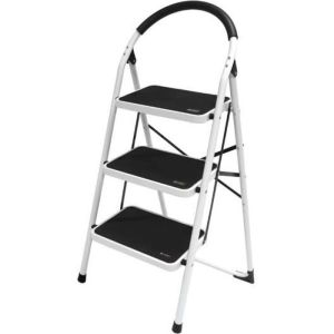 Escalera plegable / taburete 3 niveles carga máxima 150 kg