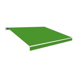 Toldo manual semicofre 3x2,5m verde – lona acrílica resistente 300 gr/m2