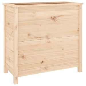 vidaXL jardinera madera maciza de pino 82,5x40x78 cm