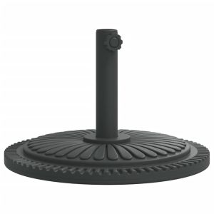 vidaXL base de sombrilla semicircular para palos de ø38/48 mm 12 kg