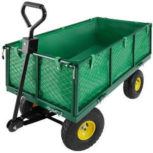 Carrito de transporte con funda interior máx. 550kg, verde