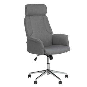 Silla de oficina gris pilot