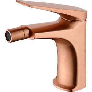 Mice- grifo monomando de bidet- mezclador de wc - color oro rosa cepillado