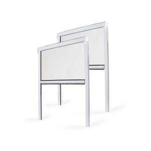 Mosquitera estor recortable en PVC blanco - an 150 x al 160 cm - x2