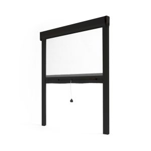 Mosquitera enrollable recortable  - l 125 x al 220 cm - negro