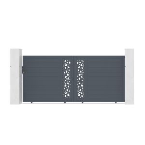 Puerta corredera de aluminio 3,5m sunny 350c160