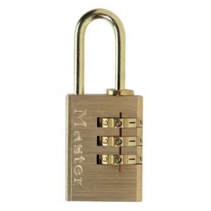 Candado de combinación masterlock de 20 mm con acabado de latón