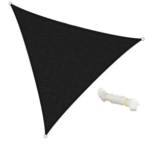 Vela de sombra triangular - 3,6x3,6x3,6m antracita ecd germany