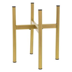 Juego de 3 soportes para macetas dorado 21-30 cm