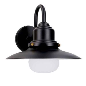 Aplique IP44  modelo Avenue E27 Negro FORLIGHT