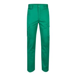 Pantalon de trabajo stretch velilla color verde 46