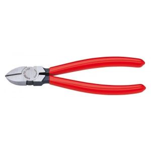 Alicate cortavainas knipex PVC160 - rojo - protección eléctrica - tobillo