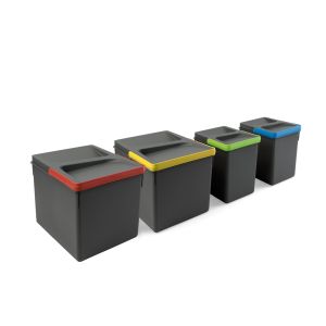 Contenedores para cajón de cocina recycle, altura