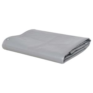 vidaXL lona 650 g/m² 3x4 m gris