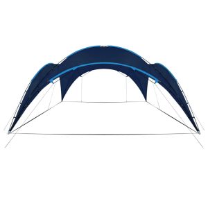 vidaXL carpa de fiesta arco azul oscuro 450x450x265 cm