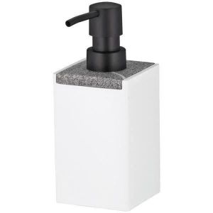 Kela dispensador de jabón en cubo - blanco piedra