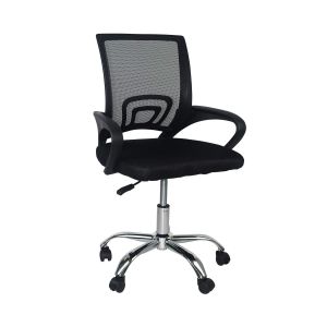 Silla de escritorio con ruedas classic 95x65x52cm thinia home