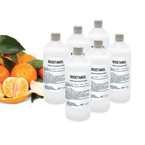 Combustible etanol de origen natural con aroma. Botella de 1l