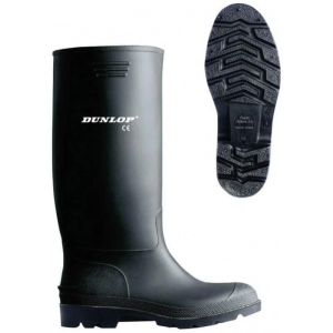 Bota PVC dunlop negra 380pp t-44