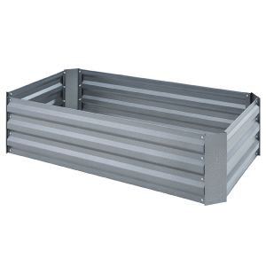 Arriate pimpinela 200 l acero galvanizado 120x60x30cm