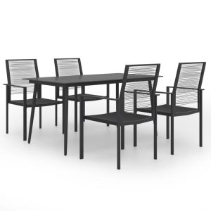 vidaXL juego de comedor de jardín 5 piezas