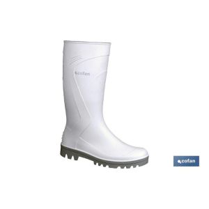 Bota agua pvc blanca talla 42