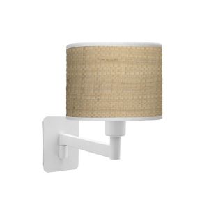 Aplique de pared moda blanco  17cm