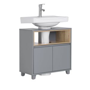 Mueble para debajo del lavabo fregadero armario bzr148-dg sobuy es