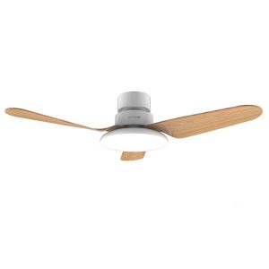 Ventilador de techo con luz energysilence aero 5200 light whitewood cecotec