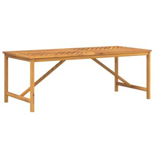 vidaXL mesa de comedor madera maciza de acacia 200x90x74 cm