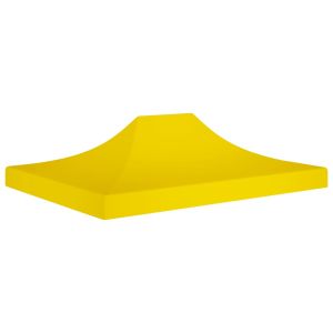 vidaXL techo de carpa para celebraciones amarillo 4,5x3 m 270 g/m²