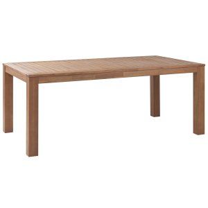 Mesa de comedor de madera de eucalipto clara 190 x 105 cm monsano