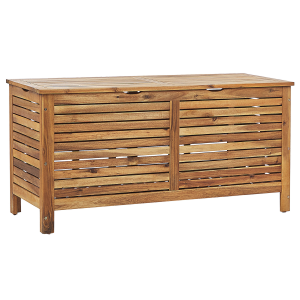 Caja de almacenamiento 130 x 64 cm madera clara riviera