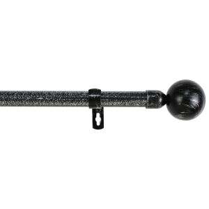 Barra de forja universal extensible(negro+gris, 70-120cm bola)