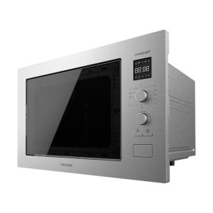 Cecotec microondas encrastable digital de 25 litros con grill grandheat 255