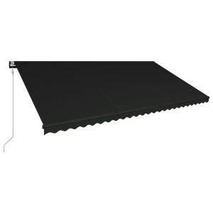 vidaXL toldo retráctil automático gris antracita 600x300 cm