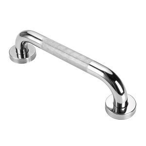 Kibath asa seguridad antideslizante de 40 cm cromo brillo de acero inox.