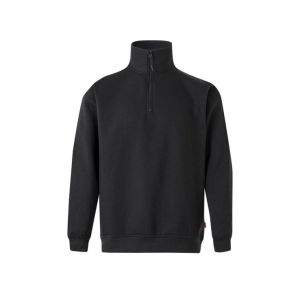 Sudadera media cremallera xl negro