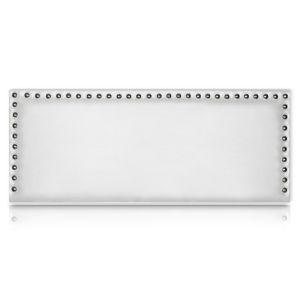 Cabeceros dafne tapizado polipiel blanco 90x55 de sonnomattress