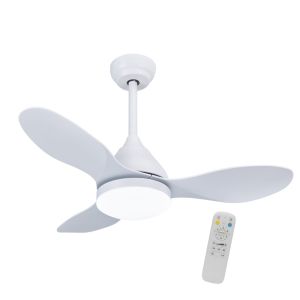 Ventilador de techo con luz LED 20w cavil mini blanco cct dim ø92cm