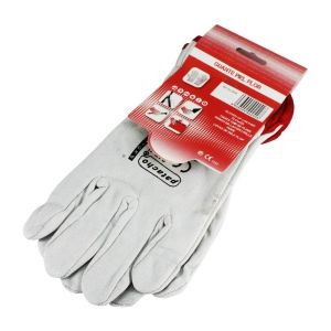 Guante industrial piel blanca t-10 par