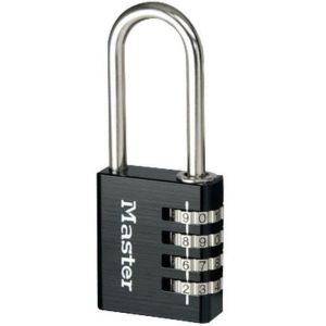 Candado de combinación de aluminio negro - master lock - 7640eurdblklh - di