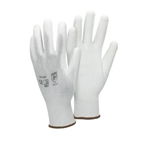 36x par guantes de trabajo antideslizantes blanco ecd germany