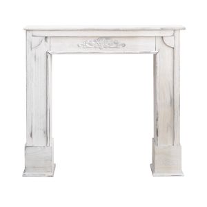 Revestimiento decorativo de chimenea Citiso Blanco 100x105x21 cm