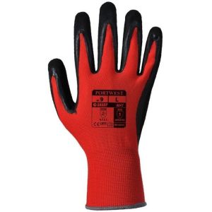 Guantes anticorte portwest red cut 1 - rojo/negro - manos