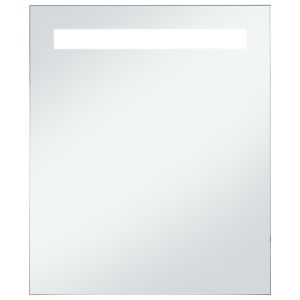 vidaXL espejo de pared de baño con LED 50x60 cm